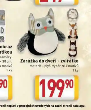 Zarážka do dveří - zvířátko