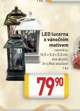 Billa Led lucerna s vánočním motivem nabídka