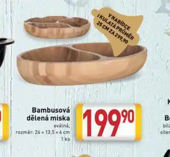 Billa Bambusová dělená miska nabídka