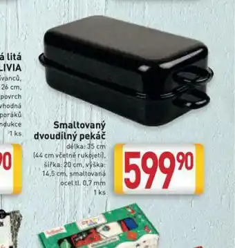 Billa Smaltovaný dvoudílný pekáč nabídka