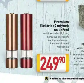Premium elektrický mlýnke na koření