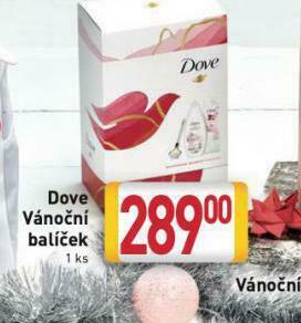 Billa Dove vánoční balíček nabídka