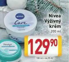Billa Nivea výživný krém nabídka