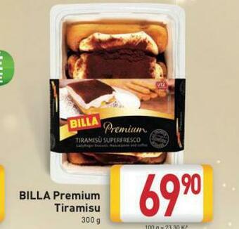 Billa Billa premium tiramisu nabídka