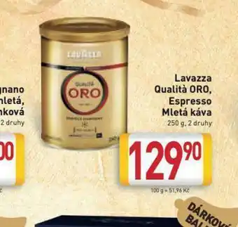 Billa Lavazza qualitá oro nabídka
