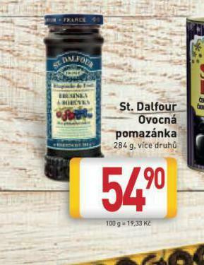 Billa St. dalfour ovocná pomazánka nabídka