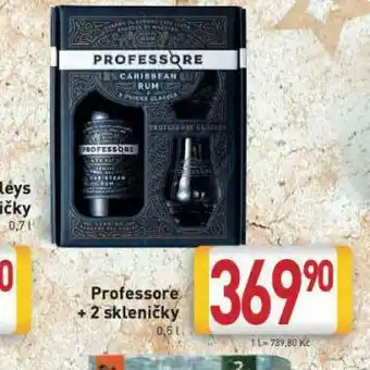 Billa Professore + 2 skleničky nabídka