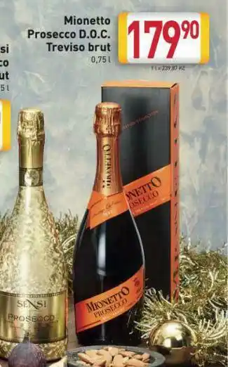 Billa Mionetto prosecco d.o.c. treviso brut nabídka