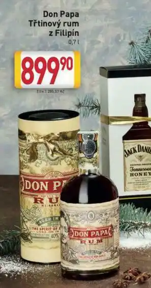 Billa Don papa třtinový rum z filipín nabídka