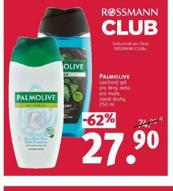 Rossmann Palmolive sprchový gel nabídka