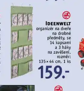 Organizér na dveře na drobné předměty