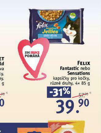 Rossmann Felix kapsičky pro kočky nabídka