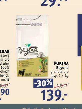 Rossmann Purina beyond granule pro psy nabídka