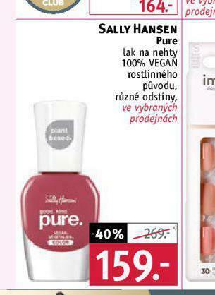 Rossmann Sally hansen pure lak na nehty nabídka