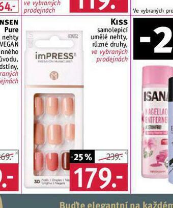 Rossmann Kiss samolepicí umělé nehty nabídka