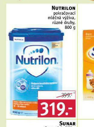 Rossmann Nutrilon pokračovací mléčná výživa nabídka