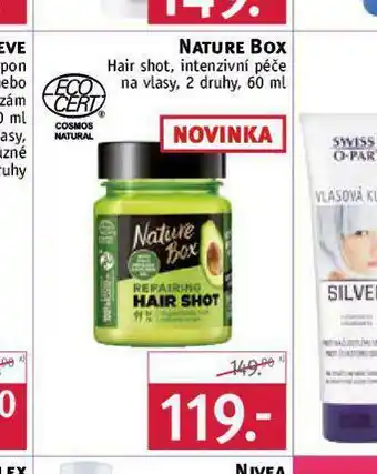 Rossmann Nature box hair shot nabídka