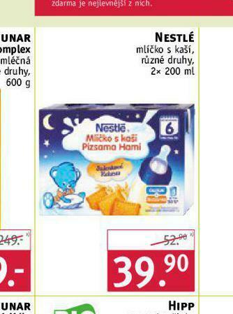 Rossmann Nestlé mlíčko s kaší nabídka