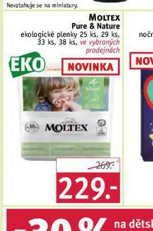 Rossmann Moltex ekologické pleny nabídka