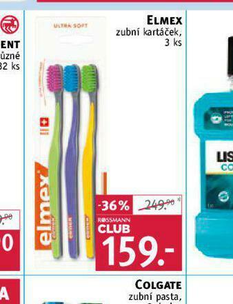 Rossmann Elmex zubní kartáček nabídka