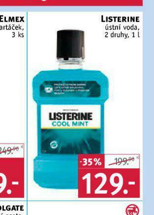 Rossmann Listerine ústní voda nabídka