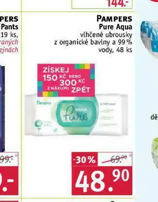 Rossmann Pampers vlhčené ubrousky nabídka