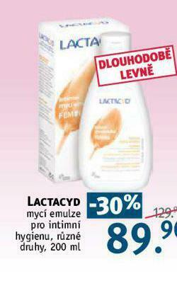 Rossmann Lactacyd mycí emulze nabídka