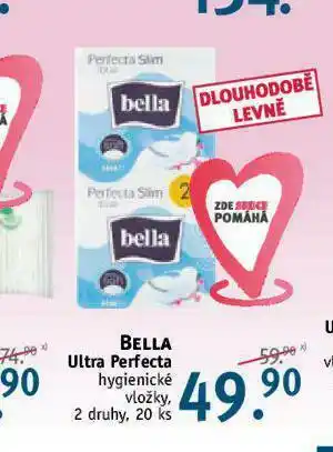 Rossmann Bella ultra perfecta hygienické vložky nabídka