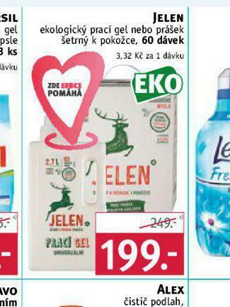 Rossmann Jelen prací prostředek nabídka