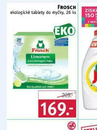 Rossmann Frosch ekologické tablety do myčky nabídka