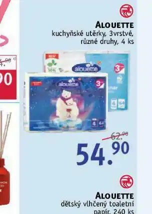 Rossmann Alouette kuchyňské utěrky jumbo nabídka