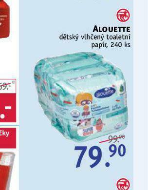 Rossmann Alouette dětský toaletní papír nabídka
