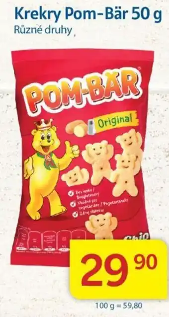 Kubík potraviny Krekry Pom-Bär 50 g nabídka