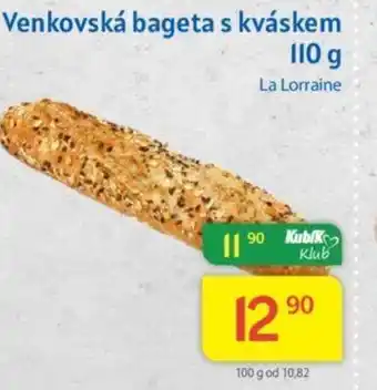 Kubík potraviny Venkovská bageta s kváskem 110 g nabídka