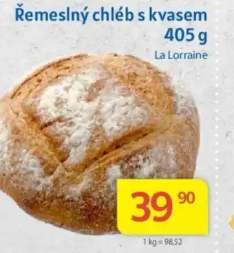 Kubík potraviny Řemeslný chléb s kvasem 405 g nabídka
