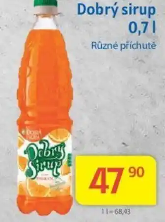 Kubík potraviny Dobrý sirup 0.7L nabídka