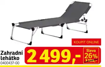 Asko Zahradní lehátko nabídka