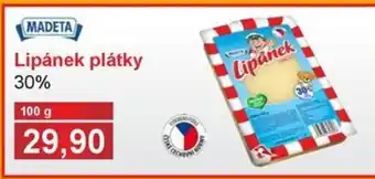 PLUS JIP Lipánek plátky 30% nabídka