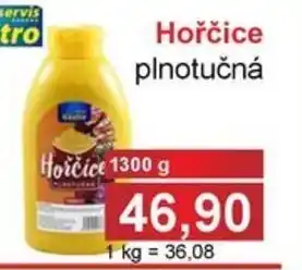 PLUS JIP Hořčice plnotučná nabídka