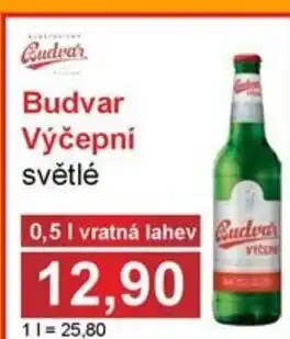 PLUS JIP Budvar Výčepní světlé nabídka