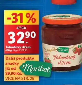 Lidl Jahodový džem nabídka