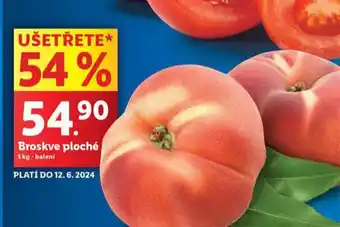 Lidl Broskve ploché nabídka