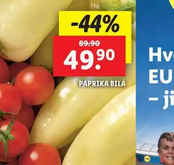 Lidl Paprika bílá nabídka
