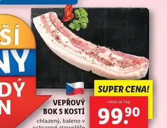 Lidl Vepřový bok s kostí nabídka