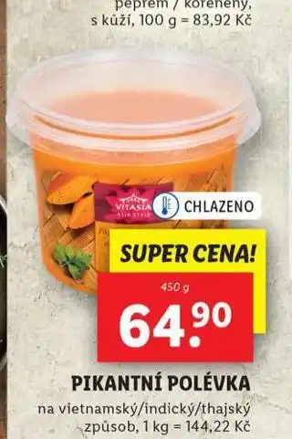 Lidl Pikantní polévka nabídka