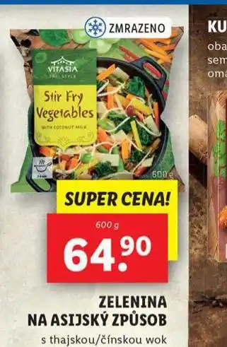 Lidl Zelenina na asijský způsob nabídka