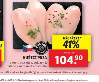 Lidl Kuřecí prsa nabídka
