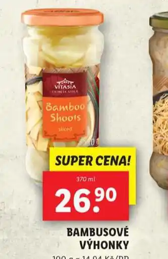 Lidl Bambusové výhonky nabídka