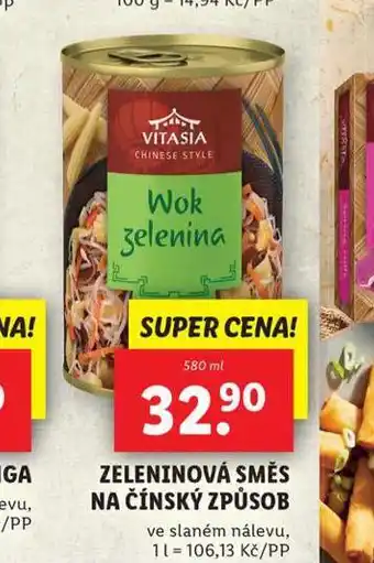 Lidl Zeleninová směs na čínský způsob nabídka