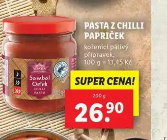 Lidl Pasta z chilli papriček nabídka